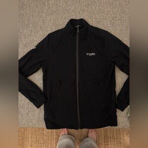 Cuts Clothing Robinhood Crypto Bomber Jacket Black Mens Medium